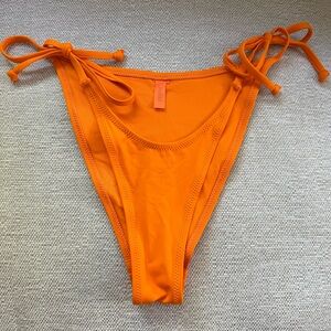 Skims orange bikini bottom